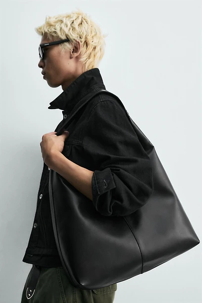 SOLID SHOPPER BAG