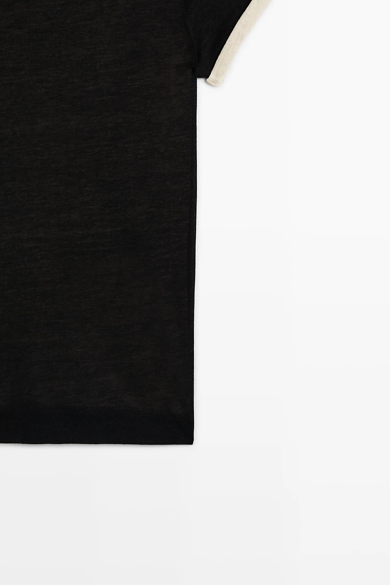 Double-layer short sleeve T-shirt