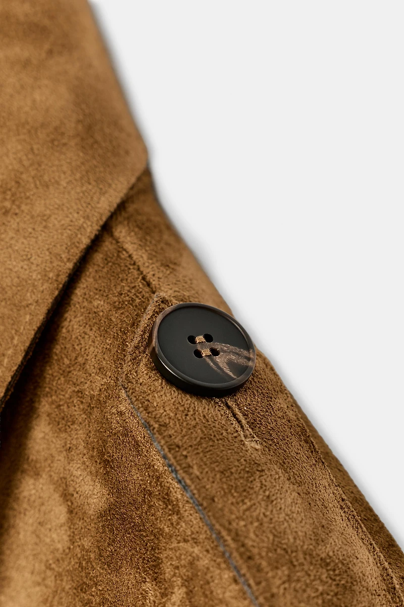 FAUX SUEDE JACKET