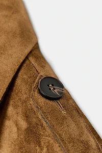 FAUX SUEDE JACKET