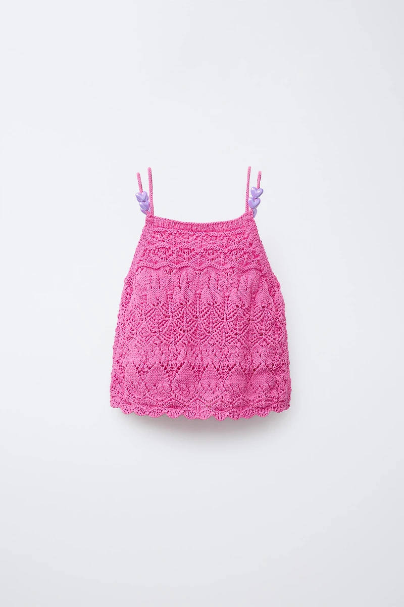 BEADED KNIT TOP