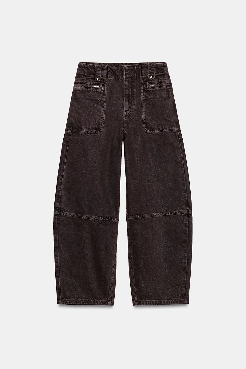 Z1975 MID-RISE BARREL CARGO JEANS