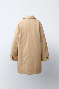 QUILTED LINING TRENCH COAT