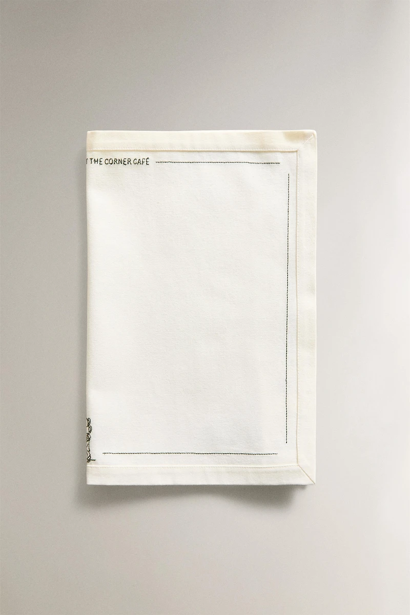 COTTON WAITER COFFEE PLACEMAT