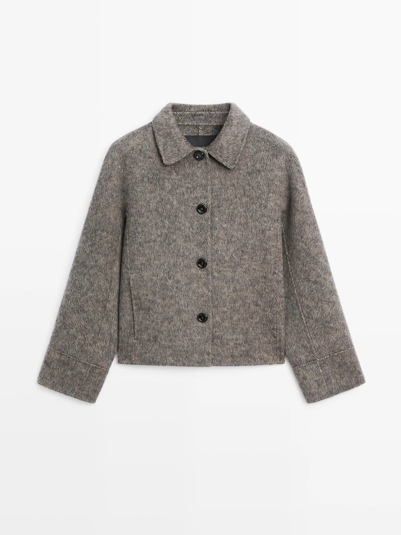 Short flecked coat