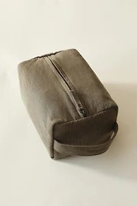 SMALL LINEN MAKEUP BAG