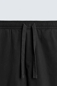 RELAXED FIT COTTON - LINEN PANTS