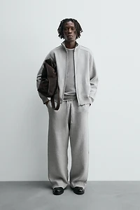 GILET EN MAILLE ZIPPÉ