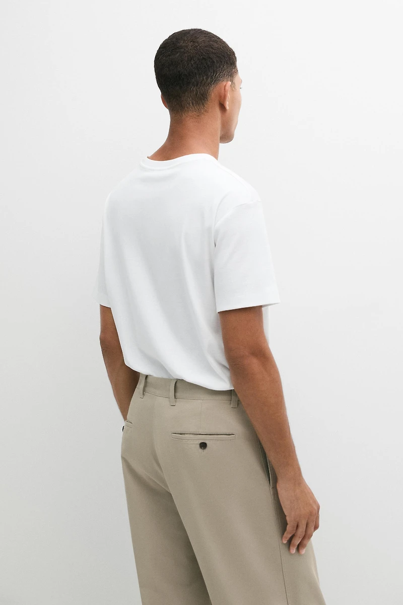 100% mercerised cotton T-shirt