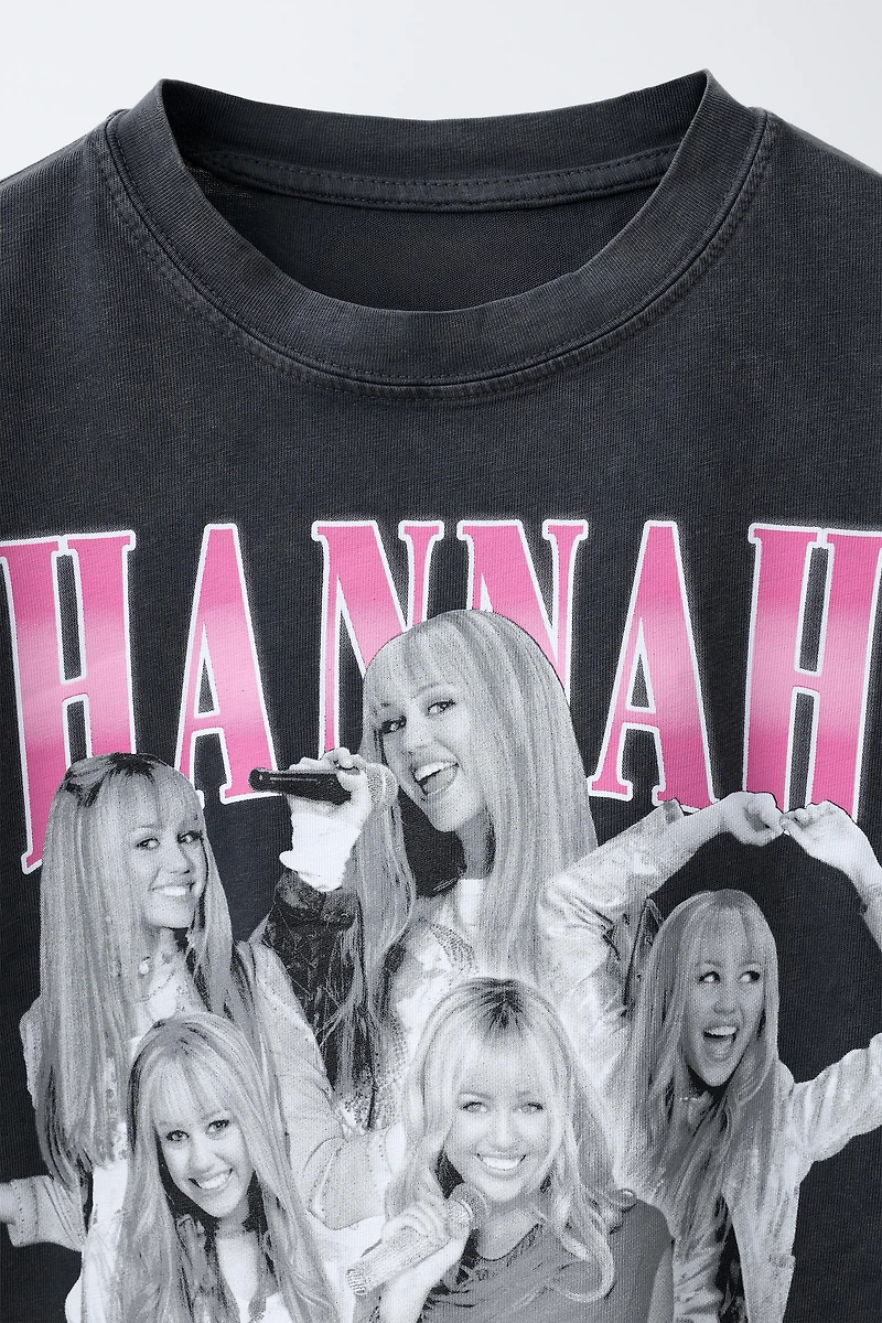 HANNAH MONTANA © DISNEY WASHED EFFECT T-SHIRT