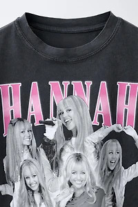 HANNAH MONTANA © DISNEY WASHED EFFECT T-SHIRT