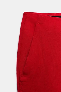 PANTALON DROIT AVEC LIN
