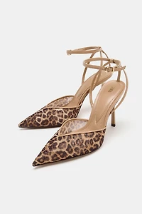 PRINTED MESH HEELS