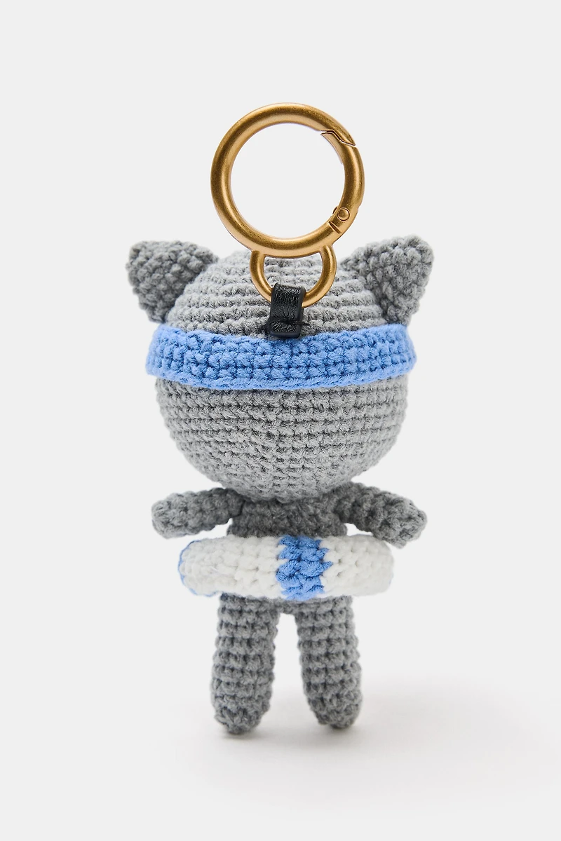 KITTEN CHARM KEYCHAIN
