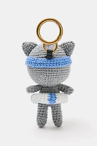 KITTEN CHARM KEYCHAIN