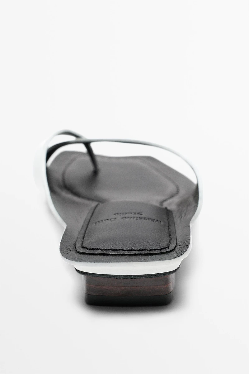 Leather high-heel sandals - STUDIO