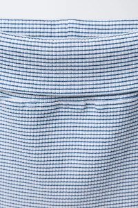 CHICK EMBROIDERED STRIPED SAROUEL T-SHIRT AND PANTS SET