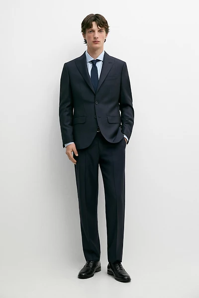 100% wool suit trousers