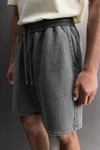 WASHED TRAINING JOGGER SHORTS
