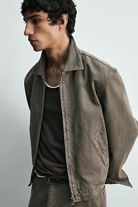 WASHED COTTON JACKET