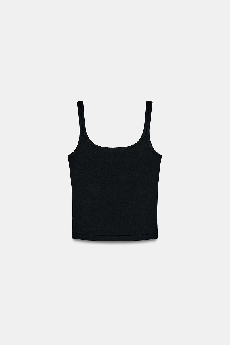 COTTON MODAL TANK TOP