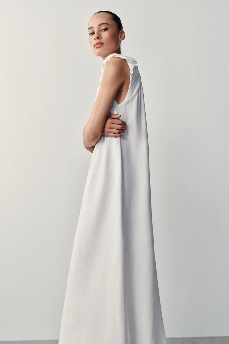 LINEN LONG DRESS