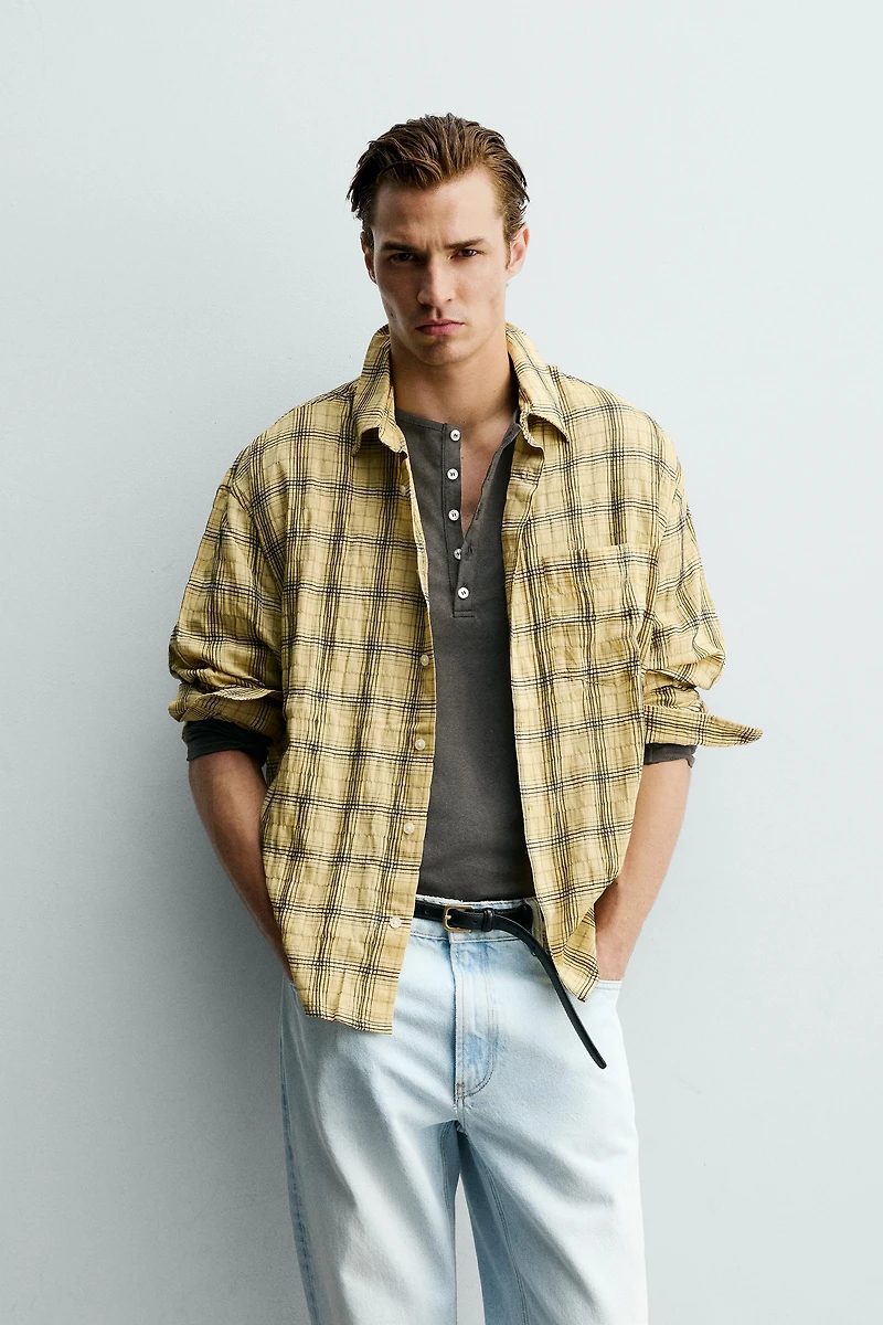 CHEMISE RELAXED FIT À CARREAUX