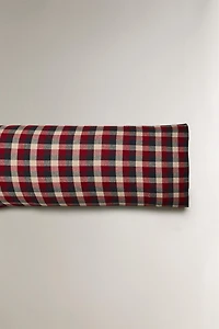 CHRISTMAS TARTAN CHECK COTTON FLANNEL PILLOWCASE