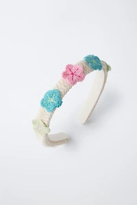 CROCHET FLOWER HEADBAND