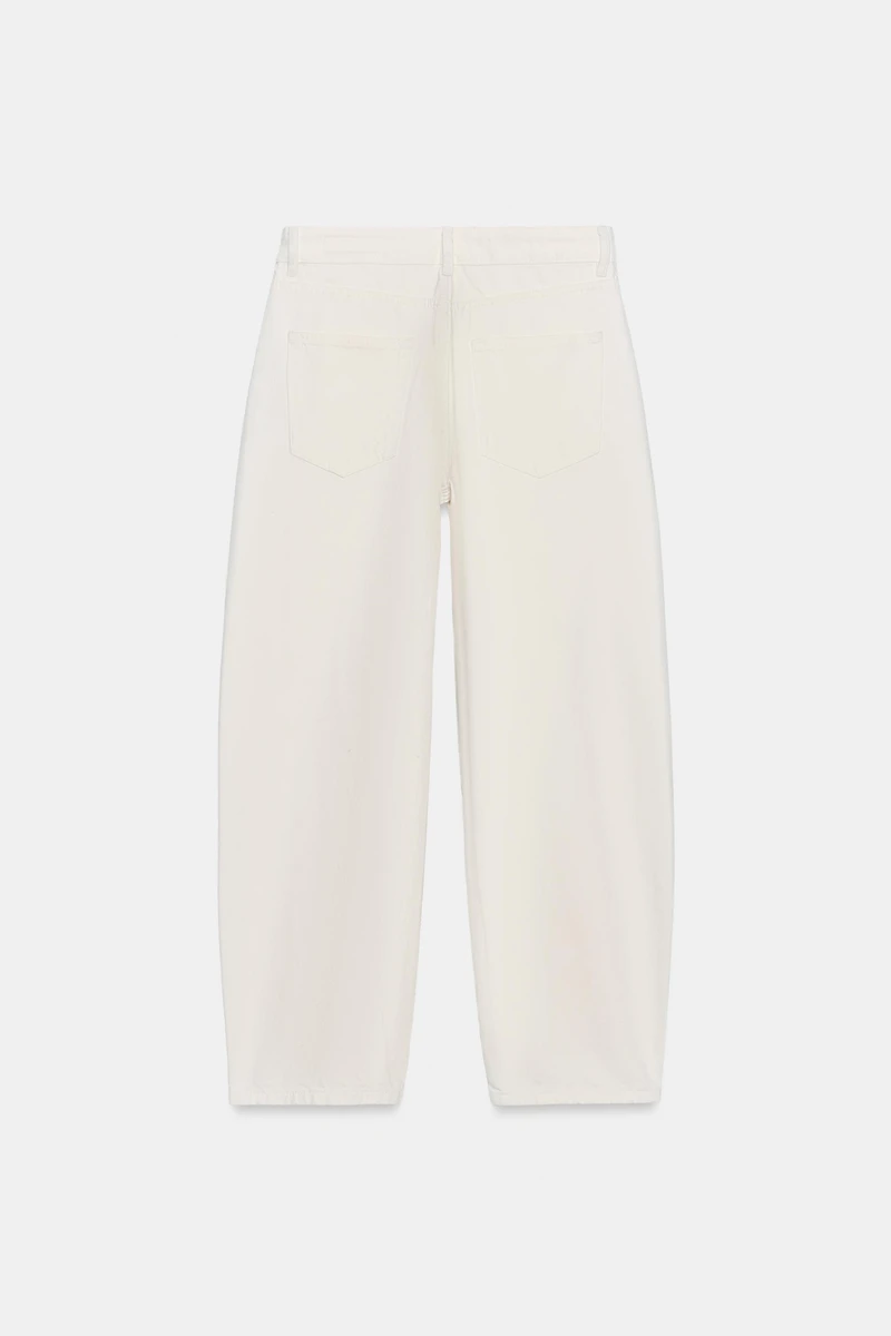 ZW COLLECTION TAPERED MID-RISE JEANS