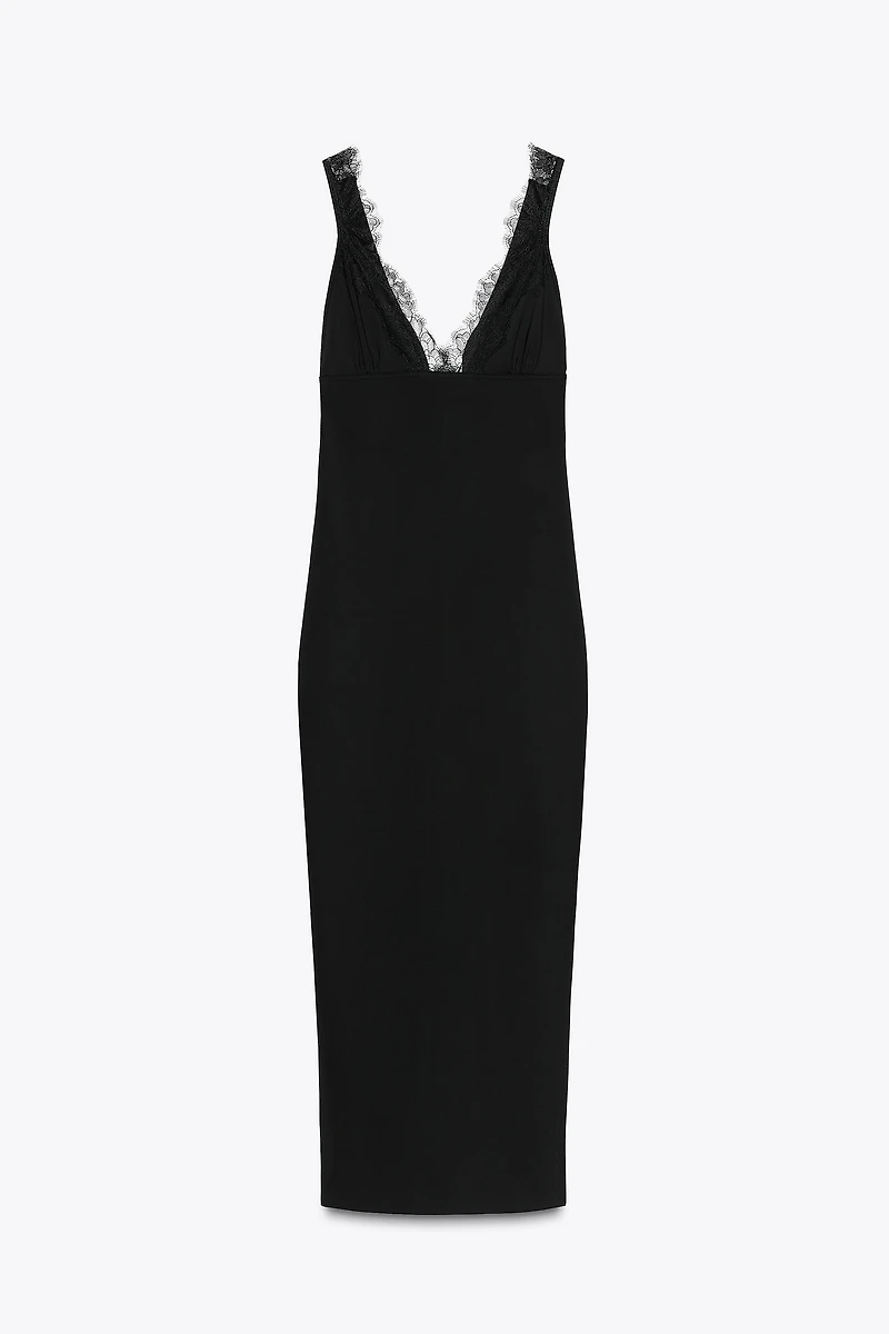 COMBINATION LACE DRESS