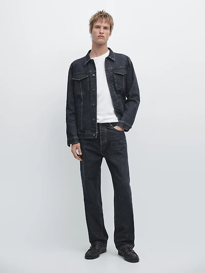 Veste trucker en jean