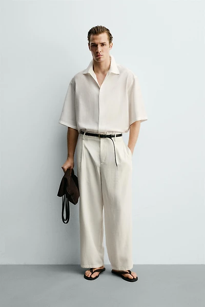 PANTALON FLUIDE À PLIS