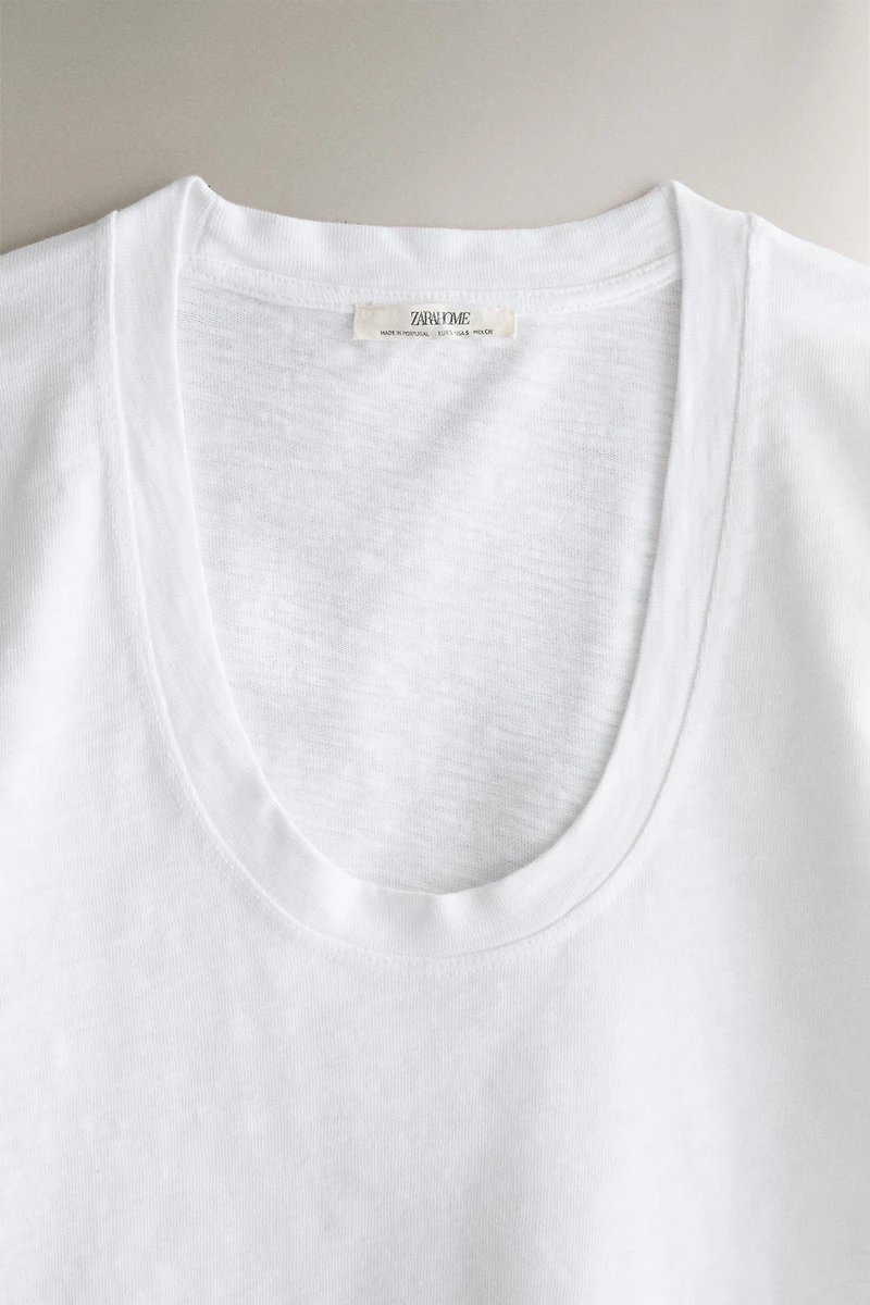 SHORT SLEEVE COTTON T-SHIRT
