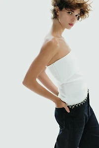 JEWEL STRAPLESS TOP