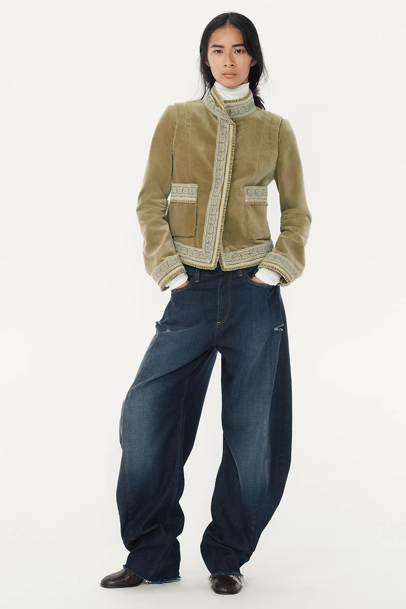 VELVET JACKET - THE ITEM ZARA WOMAN