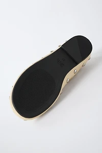 STUDDED BALLET FLATS
