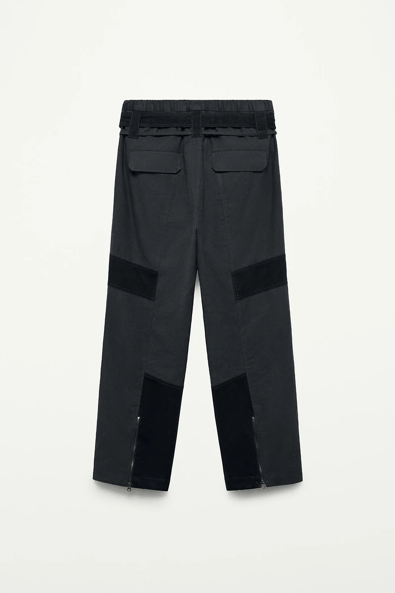 PATCHWORK CARGO PANTS - THE ITEM ZARA WOMAN