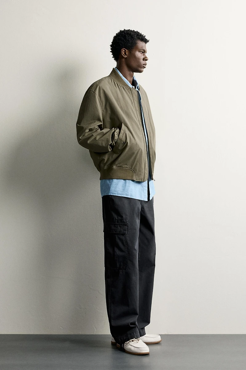 REGULAR FIT BOMBER JACKET