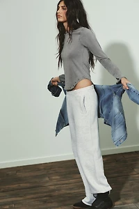 WASHED EFFECT STUDDED T-SHIRT