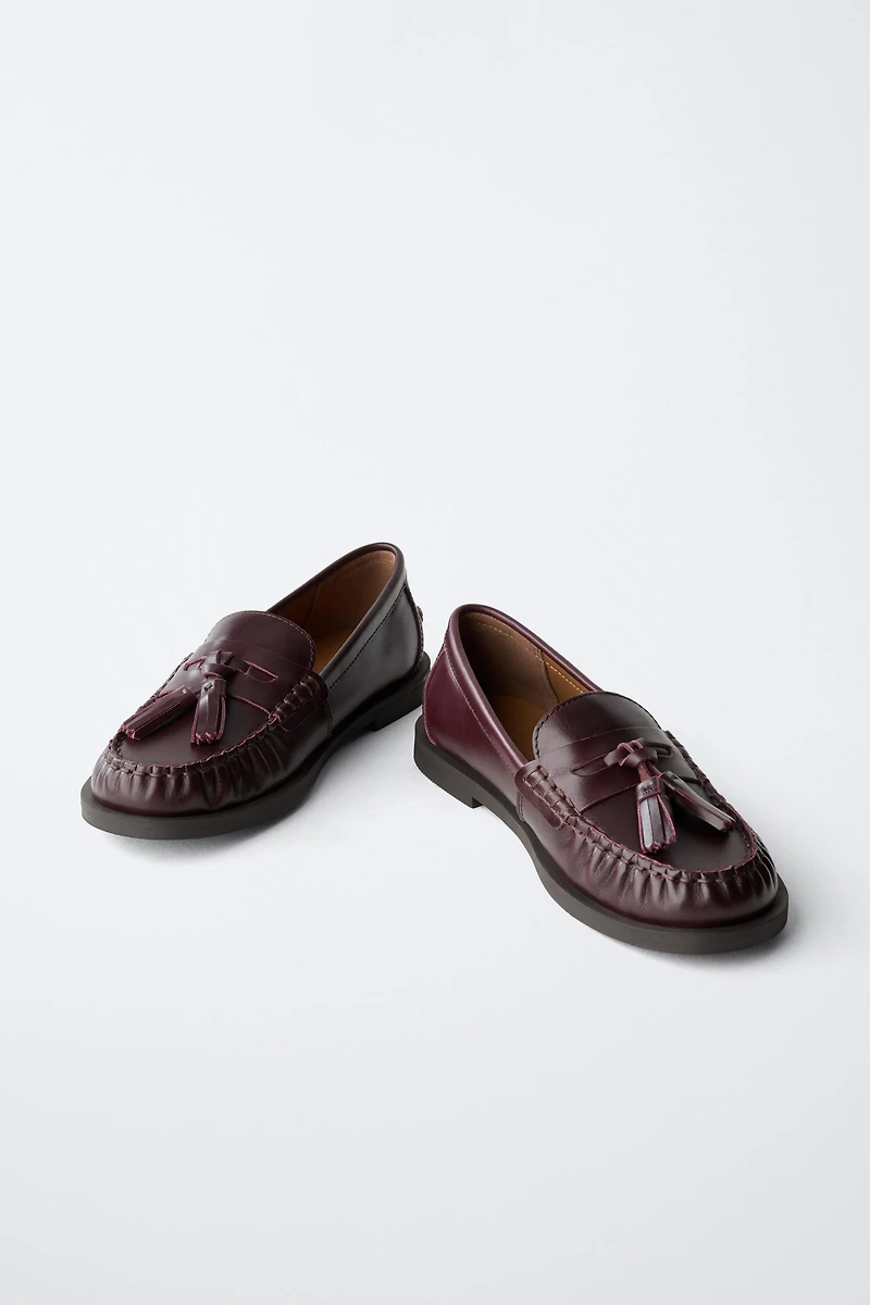 LEATHER TASSELED LOAFERS LIMITED EDITION
