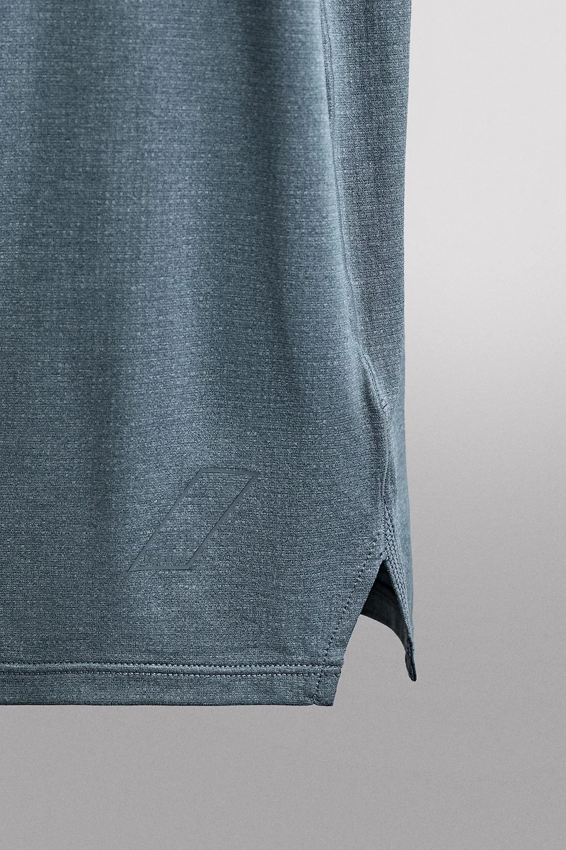 TEXTURED TECHNICAL T-SHIRT