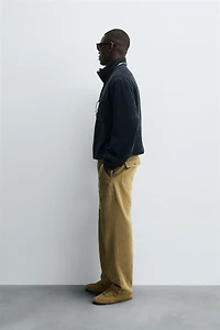 VESTE KANGOUROU TEXTURÉE