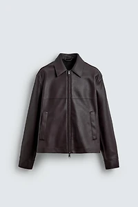 BLOUSON EN MATIÈRE SYNTHÈTIQUE