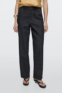 Loose straight-leg jeans