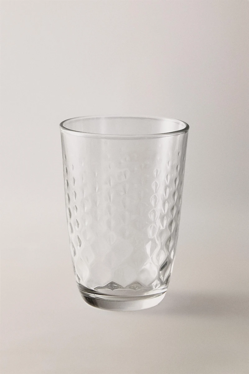 VERRE MOTIF RELIEF
