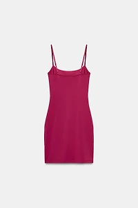 ROBE À BRETELLES EN MÉLANGE DE POLYAMIDE
