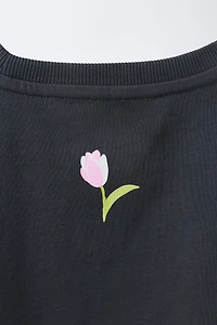 FLORAL PRINT T-SHIRT