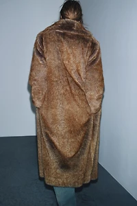 FAUX FUR COAT ZW COLLECTION LIMITED EDITION