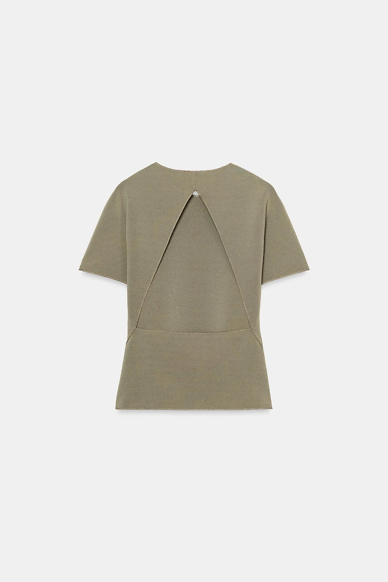 TOP CUT OUT MANCHES COURTES